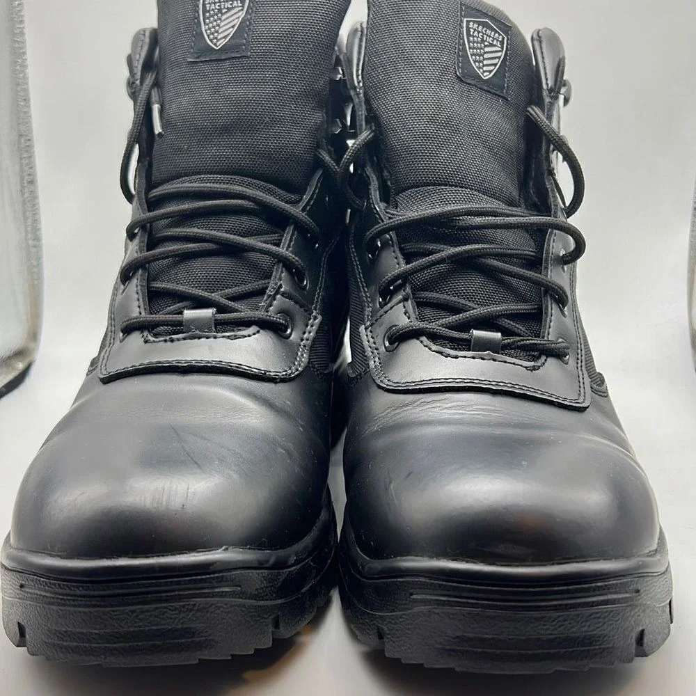 Skechers Men's New Wascana-Benen Military and Tactical Boot, Black, MEN‎ 12- NWB